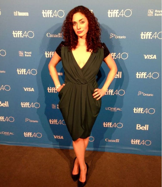 ALYX MELONE WEARING RACHEL SIN AT TIFF