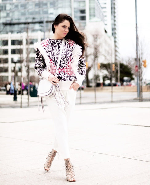 ERICA WARK WEARING RACHEL SIN