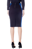 Graphic Knit Pencil Skirt