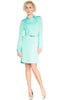 Jersey Shirt Dress Mint - Dresses