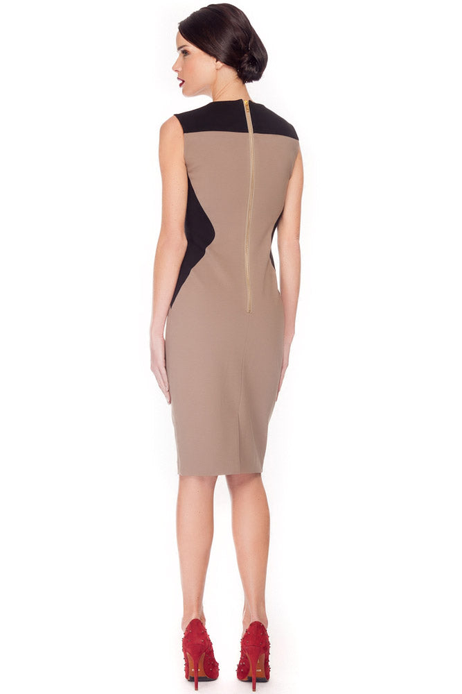 Colour Block Sheath Dress